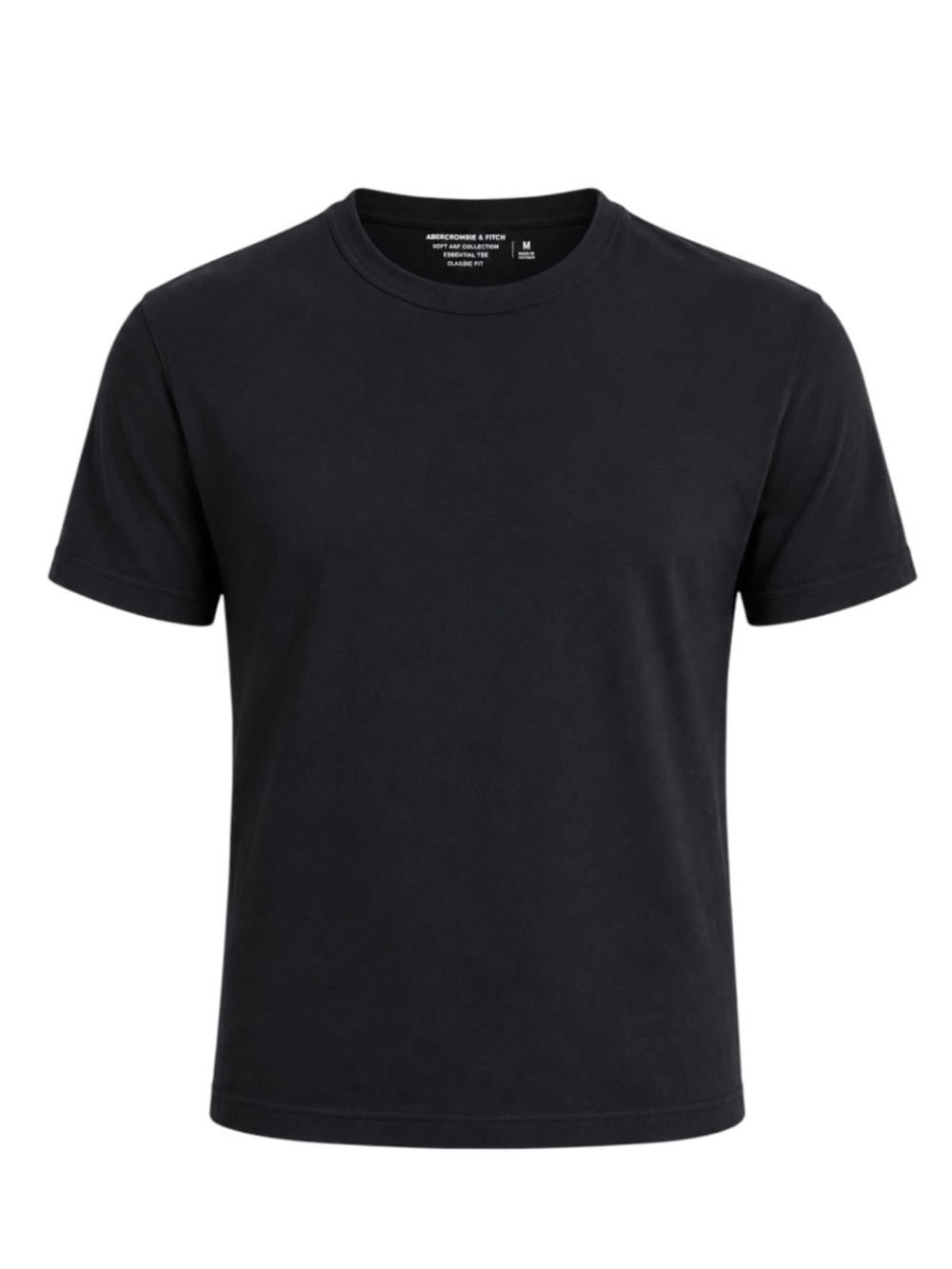 Abercrombie & Fitch Soft A&F Collection Essential Tee Black Size M